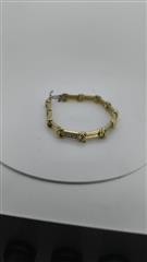 Gold-Diamond Bracelet 48 Diamonds 2.40 Carat T.W. 14K Yellow Gold 18.11g